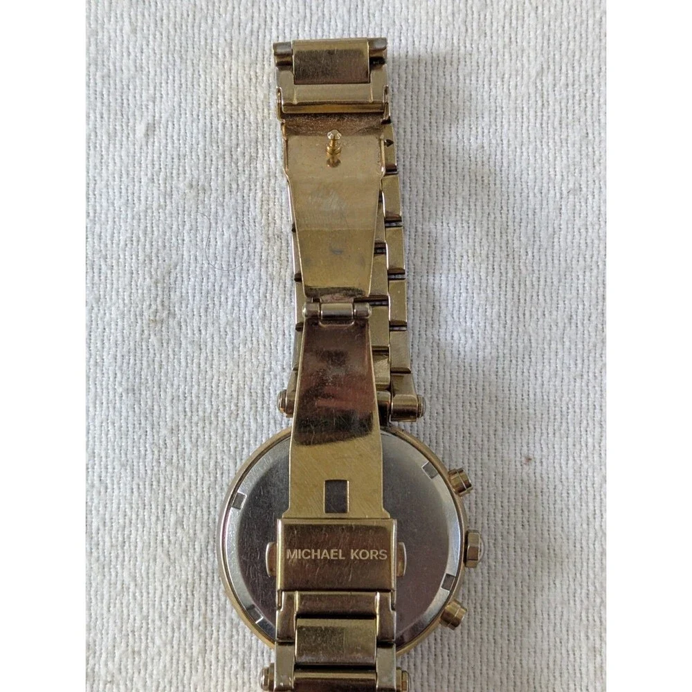Michael Kors Parker MK5354 Women's Watch Gold Stainless Steel Chronograph Quartz